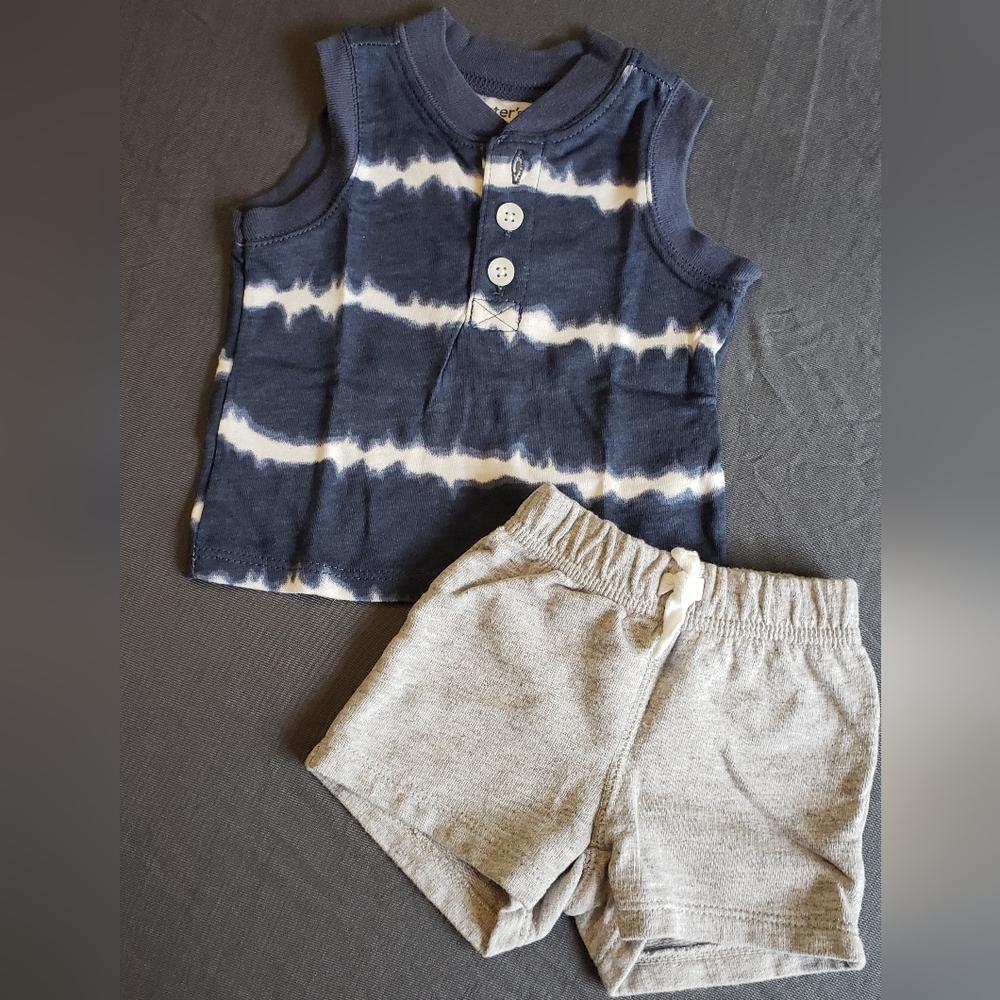 Carter's NB 2 piece short set